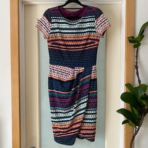 RW&CO Draped pencil midi dress - size small